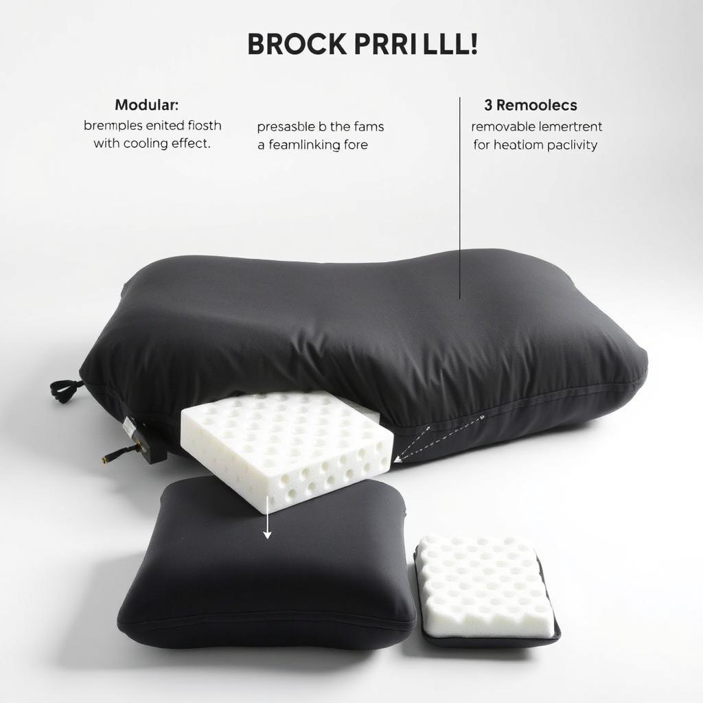 Blackroll Recovery Pillow mit seinem modularen Aufbau und Kühleffekt Blackroll Recovery Pillow mit seinem modularen Aufbau und Kühleffekt