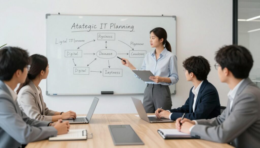 Strategische IT-Beratung für KMU mit Zukunftsplanung und Digitalisierungsstrategie